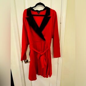 Torrid Plus Size Tuxedo Skater Dress, size 24W